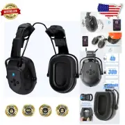 OSHA Approved Bluetooth Hard Hat Earmuffs - Wireless Hearing Protection for Work