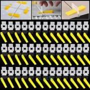 600PCS (400 Clips + 200 Wedges) Tile Leveling System Kit Floor Wall Tile Spacer