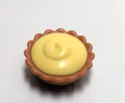Lego - Minifigure Utensil - Pie, Tan / Yellow