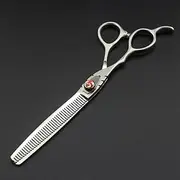 Hair Cutting Scissors, 7 inch Professional Steel Left Hand Matte Cutting Barber Haircut thinning Shears Hairdresser Scissors