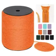 Macrame Cord 4mm x 240Yards 722Feet Colored Cotton Macrame Rope - 3 Strands T...