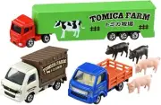 Tomica Farm Semi Trucks Pig Figures Gift Set 1/64 Metal Die-cast Car Model Toy