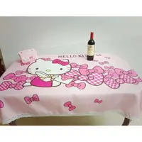 在飛比找蝦皮購物優惠-hello Kitty 凱蒂貓 家居 防水防油桌布 餐桌布 