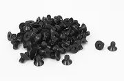 uxcell M4 x 6mm Metric Hex Socket Countersunk Head Screw Bolts Black 100PCS
