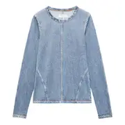 [rag & bone] Miramar Mesh Long Sleeve Top
