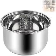 Stainless Steel Inner Pot for Rice Cookers – 304 Food-Grade Steel Bowl, Durable Multi-Cooker Replacement Insert