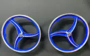 Pair of 20" Bicycle Wheels Set Blue 3 SPOKE FOR GT DYNO HARO Fast Delivery