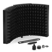 Microphone Isolation Shield, Studio Mic Sound Absorbing Foam Reflector for An...