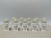 (LOT OF 10) LEGO Space Exploration Astronaut Minifigure