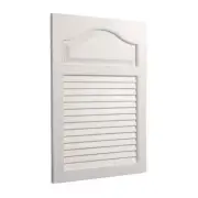 JENSEN Recessed Medicine Cabinet 24.5" x 16.25" Plastic White w/ Arched Door