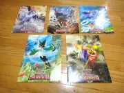 5X-Pokemon SCARLET & VIOLET Store Folders w/Coloring Pages TCG PALDEA EVOLVED