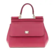 [DOLCE & GABBANA] DOLCE & GABBANA Dauphine leather small 'Sicily' bag Woman One Size One Size Pink