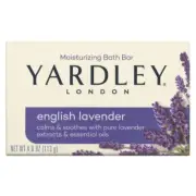 Yardley London English Lavender Naturally Moisturizing Bath Bar 4 Oz Each