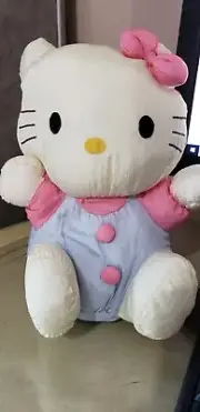 New with Tags Sanrio Hello Kitty Vintage Rare Plush Doll 1976 1991 10" LOOK!