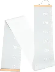 Kisangel Canvas Height Ruler Chart 78.6inch Growth Wall Measurement Chart Hanging Ruler Scale Curve for Kids Growth Maps