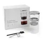 Cold Brew Coffee Maker Bottle, Glass Ice Drip Coffee Maker 300Ml with 50 Filter