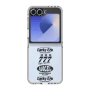 Galaxy Z Flip6 Clear Case Angel Baby! Black - Android Resize