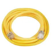 26878802 2687SW0002 25ft SJTW 10/3 Outdoor Ext Cord W/Lighted End, 25 Feet, W...