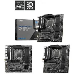 微星 MSI PRO B660M-A WIFI DDR4 主機板 + DDR4-3200 8GB 記憶體