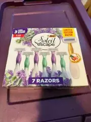 BIC SOLEIL ESCAPE LIMITED EDITION RAZOR 7 RAZORS NEW PACK HJ75