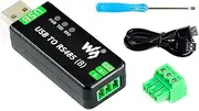 Industrial USB TO RS485 Bidirectional Converter Onboard CH343G Chip, Multi-Protection Circuits 300bps-3Mbps Baudrate Support Linux,Android,WinCE,Win10/8.1/8/7/XP, Up to 1.2km Transmission Distance