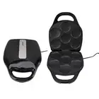 1400W Electric Pancake Maker 6 Slots 3.5in Dual Sided Heating Antistick Maker AU