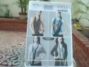 Vogue Ladies Scarves Pattern in Four Options 8762 Uncut, Sizes One Size
