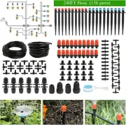 240FT Drip Irrigation System Kit, Automatic Garden Watering Misting System for G
