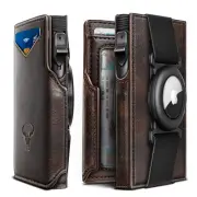 Men Airtag Wallet,Slim Front Pocket Wallet Money Clip for Men Gift 3.8"x2.7",...