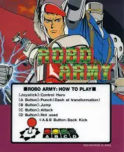 Robo Army Neo Geo Arcade Marquee