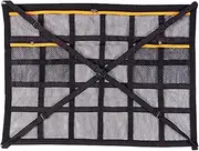Car Ceiling Cargo Net, Automotive Interior Overhead Mesh Netting, Space-Saving Vehicle Organizer, Ceiling Storage Solution for Trucks, SUVs, Minivans, 27.58x19.7 inches
