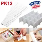 Clapboard Drawer Storage Organisers Partition DIY Cabinet Divider Adjustable