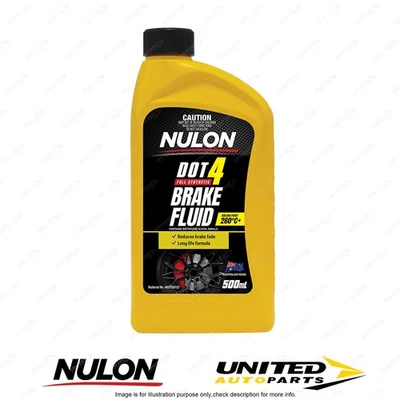 Nulon DOT 4 Full Synthetic Brake Fluid 500ML for PEUGEOT 4007 2.2L HDi T Diesel (for: Peugeot)