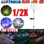 1/2X Fireworks LED Fairy String Lights Starburst Solar Xmas Garden Night Lamp AU