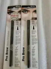 2x Ardell Pro Brow Micro-Fill Marker MEDIUM BROWN 2-Prong Tip Smudge Proof NEW