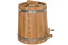 Jug 10 l . Wine Oak barrel Spirits Whiskey Beer Storage . stainless hoops.