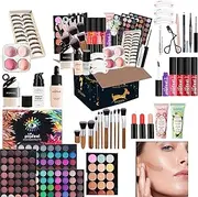 All In 1 Makeup Kit | Multipurpose Makeup Set For Women - Includes Eye Shadow Plate, Matte Lipstick, Makeup Lotion