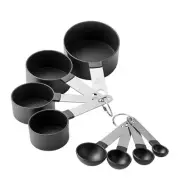 8Pcs Measuring Spoons Teaspoon Sugar Scoop Cake Baking Flour Measuring Cups Stai