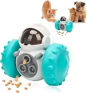 Jbiwtanw Dog Treat Toy for Small Dogs, Interactive Food Toy with Puzzle, Robot Shape, Treat Dispenser
