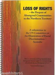 #T16. UN SUBMISSION REGARDING RACIAL DISCRIMATION- NT ABORIGINES