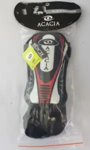 = Acacia Club Soccer Shinguards 41-130 Black Red White Size Small NEW