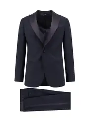 [Giorgio Armani] Giorgio Armani-Icon Virgin Wool Tuxedo With Satin Profiles-Uomo 54
