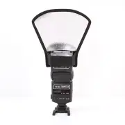 Silver White Flash Diffuser Softbox Reflector for DSLR Camera Speedlite