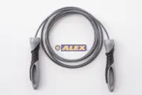 在飛比找Yahoo!奇摩拍賣優惠-每日出貨 台灣製造 ALEX B-41 專業鋼索加重跳繩 鋼