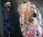 11438.Decor Poster.Room Wall.Home art design.Gustav Klimt painting Life & Death