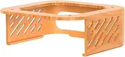 Under Desk Mount for Mac mini M4/M4 Pro, Under Desk Stand and Wall Mount with Heat Dissipation Design, Compatible with 2024 Mac mini M4/M4 Pro, Wood Grain
