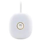 24H LED Alarm Clock Snooze 2 Vibrating Modes for Students Bedroom (White)