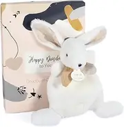 Doudou et Compagnie - Happy Wild DC3881 Mini Cuddly Toy Rabbit 17 cm Beige