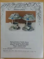 NAN KINNEY CHICKADEE METAL LANTERN PAINTING PATTERN