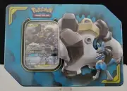 One Sealed Pokémon 2019 TCG Collector's Tin: Featuring Lucario & Melmetal - GX